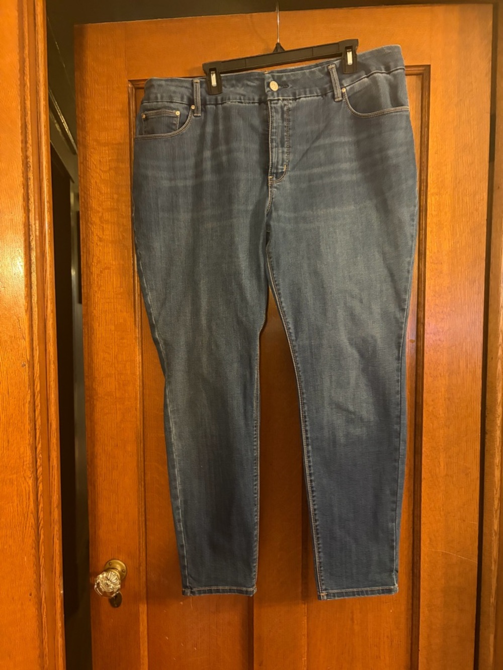 Blue Denim Jeans - Classic Straight Fit